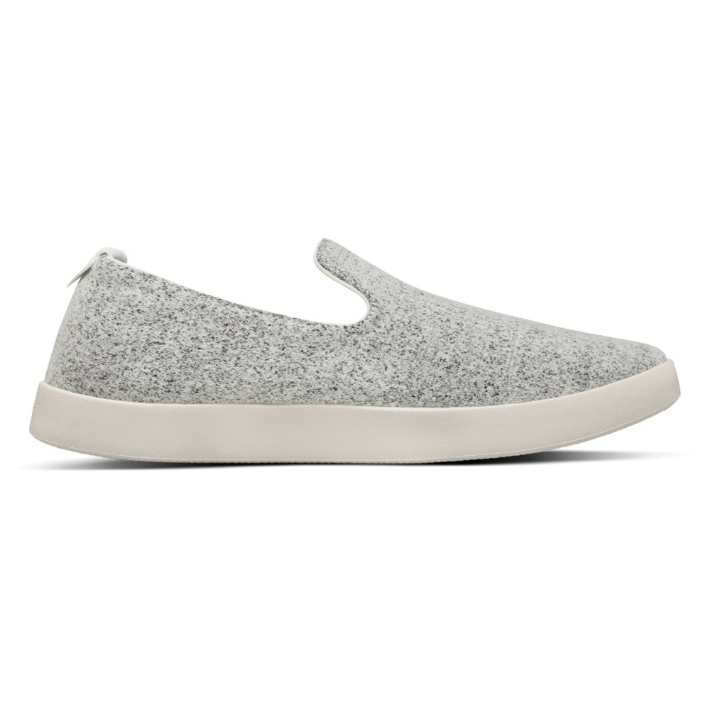 Allbirds Men\'s Slip-Ons Grey - Wool Loungers - 05647DAOJ